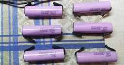 Aккумулятор Samsung 18650 с клемами под пайку Li-Ion ICR 26J M, 2600-2800 mAh 10A , 3.7V (2.75-4.2V, без защиты, для пайки) - 1шт. фото от покупателей 7