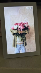 Цифрова фоторамка SSA FRAMEO 10 "з сенсорним дісплеєм і WI-FI, чорна фото від покупців 1