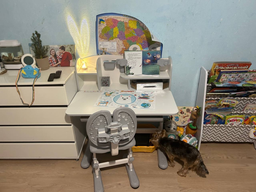 Комплект мебели Mealux BD-29 Panda XL Стол + стульчик + полка Pink (BD-29 PN) фото от покупателей 7