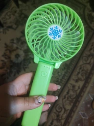 Портативний міні вентилятор ручний акумуляторний mini fan рожевий