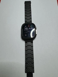 Ремінець Pitaka Carbon Fiber Watch Band Retro для Apple Watch 49/45/44mm Black/Grey (AWB2311) фото від покупців 2