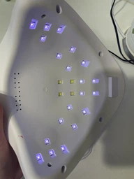 Лампа для маникюра UV+LED SUN 5 White (белая) питание от USB, 48 Вт фото от покупателей 6