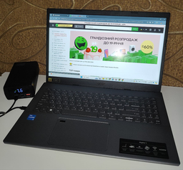 Ноутбук Acer Aspire 5 A515-57-59NG (NX.KN4EU.006) Steel Gray / Intel Core i5-12450H / RAM 32 ГБ / SSD 512 ГБ / Подсветка клавиатуры фото от покупателей 4
