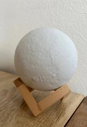 Ночник 3D Moon light Луна на подставке, диаметр 11 см фото від покупців 4