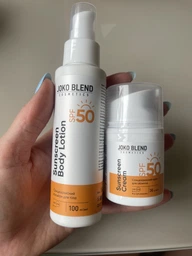 Сонцезахисний лосьйон для тіла spf 50 Joko Blend 100 мл 4823109409484 фото від покупців 8