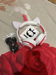 Bluetooth-наушники с кошачьими ушками UFT BL106 и единорогом, светящиеся (UFTUB106)