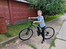 Велосипед Crossride МТВ ST "Shark" 26" 14" Черно-голубой (0173-140-Б) фото от покупателей 3