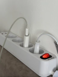 Мережевий фільтр-подовжувач RZTK Power Strip 4+2 USB-A (QC 3.0)+USB-С (PD20W) Black фото від покупців 7