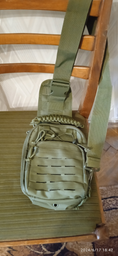 Тактическая сумка наплечная Silver Knight мод 8025 койот фото от покупателей 3