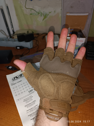 Перчатки тактические Mechanix Wear M-Pact Fingerless MFL-72 M Coyote (781513634677) фото от покупателей 1