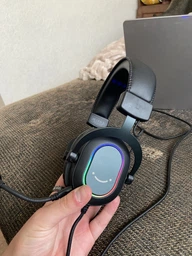Наушники Fifine H6 RGB 7.1 Black (H6) фото от покупателей 1