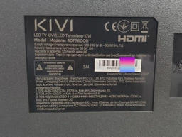 Смарт-телевізор TV Kivi 32F760QB 32'' FHD Android T2 Black (32F760QB) фото від покупців 10