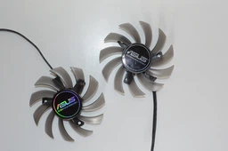Вентилятор Everflow для видеокарты ASUS 75 мм 4-pin T128010SH (FD7010H12S T128010BH PLD08010S12HH T128010SU FD7010H12D) комплект 2 шт (№85.005) фото от покупателей 4
