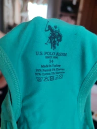 Комплект женского белья (топ + трусики-шорты) U.S. Polo Assn 66264 34/XS Красный (8680557306682)