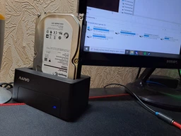 Док-станция Maiwo для HDD 2.5"/3.5" SATA/SSD USB 3.0 (K308P) фото от покупателей 2