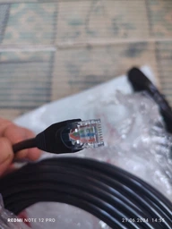 Наружный интернет кабель 15м патч корд кабель для интернета CAT5e LAN UTP (Gigabit RJ45, до 1000Мбит/с) (0456unk) фото от покупателей 8