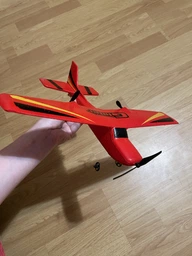 Самолет на радиоуправлении RC ZCZ50 Red с встроенным гироскопом 340 мм RC75VV
