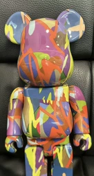 Статуэтка Bearbrick x KAWS x Tension 400% 28 см Medicom Toy Краски сияния фото от покупателей 1