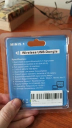 Bluetooth-адаптер ESSAGER Cooler USB Bluetooth 5.1 Adapter (EBTMQ-XK01) фото від покупців 1