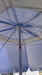 Пляжна парасолька з нахилом 200 см Umbrella Anti-UV ромашка Синій нейлон (SH779457) фото від покупців 10