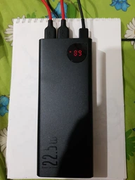 Павербанк 20000 mAh 22.5W Power Bank Baseus Adaman Портативный Аккумулятор Внешний Аккумулятор повербанк с быстрой зарядкой QC3.0+PD3.0 (PPAD000101) Черный фото от покупателей 17