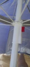 Пляжна парасолька з нахилом 200 см Umbrella Anti-UV ромашка Синій нейлон (SH779457) фото від покупців 8