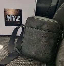 Мужская барсетка кожаная ТОКИО через плечо / мужская сумка кросс-боди MYZ TOKYO / кожаная сумка-планшет через плечо фото от покупателей 4