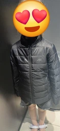 Детская демисезонная куртка для девочки 4F 4FJSS23TDJAF073-56S 122 см Розовая (5904698151875)