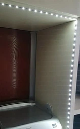 USB Светодиодная LED лента SMD2835 гибкая самоклеющаяся 5 вольт от повербанка. ЮСБ экономная лампа светильник нейтральный белый свет от Power Bank 5 метров фото от покупателей 11