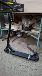 Труковий самокат N-01801 "Best Scooter" - "HOP" HIC-система. Алюмінієві диски та дека з принтом.