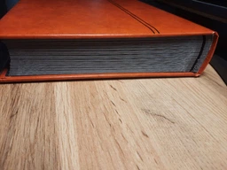 Альбом для марок Lindner ELEGANT немецкий премиум кляссер 60 страниц 30 черных листов с мягкой обложкой Красный фото от покупателей 2