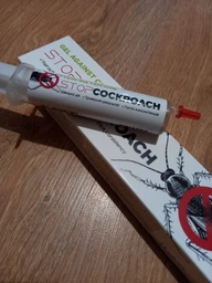 Гель от тараканов Wellpex StopCockroach 20 мл шприц инсектицид от тараканов муравьев насекомых мощный без запаха безопасный для детей животных приманка для уничтожения колонии прусаков фото от покупателей 3