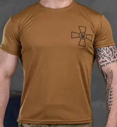 Тактическая футболка Sturm Mil-Tec "Tactical T-Shirt Quickdry" Dark Coyote койот L