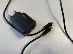 Мережевий Зарядний Пристрій Hoco CS23A 1USB/1USB-C PD/QC 30W+Type-C to Type-C Чорний фото від покупців 3