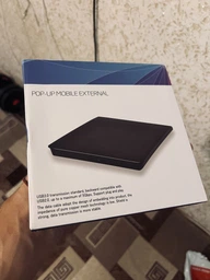Внешний портативный дисковод USB 3.0 DVD-RW CD-RW оптический привод пишущий фото от покупателей 5