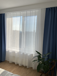 Тюль VR-Textil Лён Цвет белый 6х2.5м (43-007T) фото от покупателей 5
