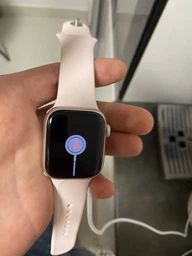 Смарт-годинник Apple Watch Series 9 GPS 41mm Starlight Aluminium Case with Starlight Sport Band - M/L (MR8U3QP/A) фото від покупців 6