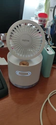 Вентилятор с увлажнением аккумуляторный RZTK Multi Fan White фото от покупателей 15