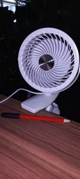 Настільний поворотний USB вентилятор Рожевий на прищіпці, Портативний бездротовий міні вентилятор фото від покупців 1