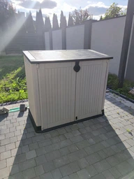 Ящик для зберігання Keter Store-It-Out Midi 845 л Бежевий з коричневим (7290112634252_7290103663865) фото від покупців 5