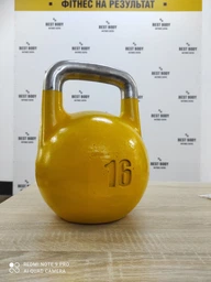 Гиря спортивна професійна UASTRONG - 26 кг. (зелена) фото от покупателей 14