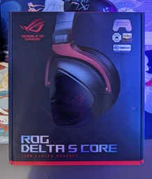 Гарнитура игрова Asus ROG Delta S Core полноразмерные наушники (90YH03JC-B1UA00) черно красные