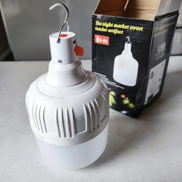 USB LED Лампа туристична кемпінгова 80 W Світильник акумуляторний 2400 мАг, ліхтар нічник з підвісом, Портативна похідна лампочка з зарядкою фото від покупців 7