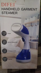 Ручний потужний відпарювач для одягу з функцією пароочисника Liting Handheld Garment Steamer 6025SI вертикальний парогенератор 280 мл 1200 Вт фото від покупців 3