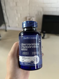 Хондропротектор Earth‘s Creation Glucosamine Chondroitin MSM, 60 таблеток для підтримки суглобів фото від покупців 2