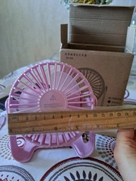 Вентилятор настольный USB Mini Fan XH-08 NR252DK29A фото от покупателей 1