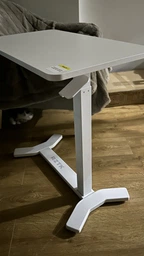 Приставной стол на колесах с регулировкой высоты RZTK Desk Compact White 700 х 400 мм фото от покупателей 17