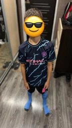 Футбольна форма Lion SPORT Manchester City FODEN (Манчестер Сіті Філ Фоден) розмір 26 на зріст 140-148 см, вік 10-12 років темно-синій-рожевий фото від покупців 3