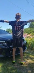 Форма футбольная детская Messi (Месси) 10 Интер Майями (Inter Miami) 2024, 22- 125-135, салатово-черная фото от покупателей 18