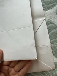 Пакет картонный горизонтальный, 49,5*37*15 см, цвет - белый фото от покупателей 2